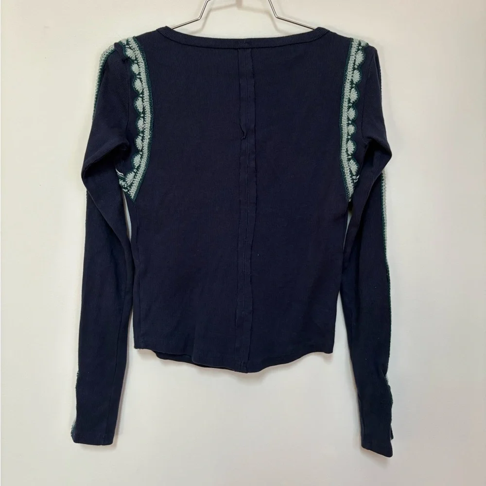 NWOT Free People Lost Love Long-Sleeve Top Size XS